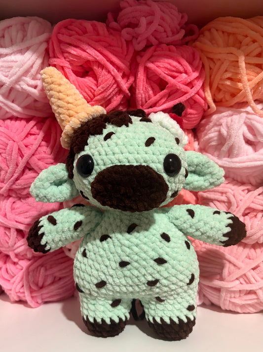 Mint Chocolate Ice Cream Cow