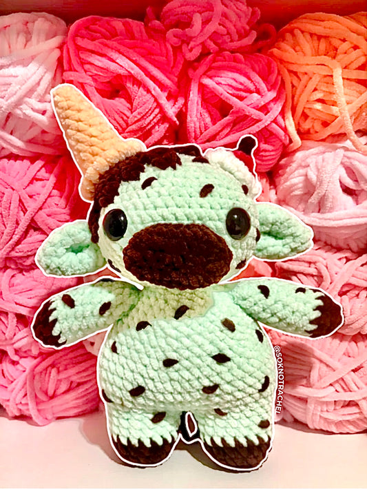Mint Chocolate Ice Cream Cow